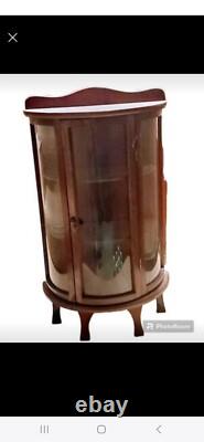 Vintage Antique Miniature Cabinet Table Top Or Wall Hang