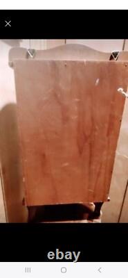 Vintage Antique Miniature Cabinet Table Top Or Wall Hang