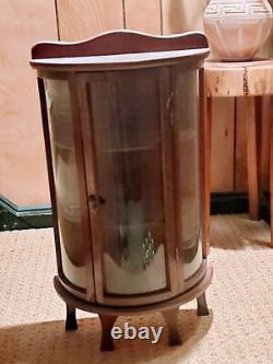 Vintage Antique Miniature Cabinet Table Top Or Wall Hang
