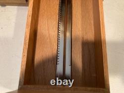 Vintage Antique Oak 4 Drawer Dovetailed Card Catalog Index File Counter Cabinet
