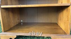 Vintage Antique Solid Maple Ethan Allen Kitchen Cart Island Cabinet Hutch Rack