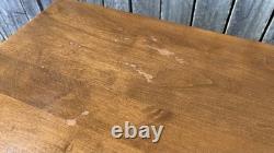 Vintage Antique Solid Maple Ethan Allen Kitchen Cart Island Cabinet Hutch Rack