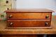 Vintage Antique Spool Cabinet Apothecary Wood Drawer Sewing Box Chest Organizer