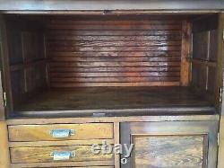 Vintage/Antique Storage Cabinet Side Compartment Working Locks Keys LOCAL PICKUP