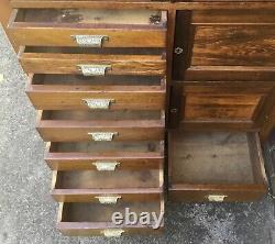 Vintage/Antique Storage Cabinet Side Compartment Working Locks Keys LOCAL PICKUP
