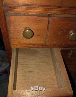 Vintage Apothecary Cabinet 35 Drawers 38 Tall
