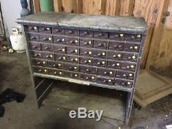 Vintage Apothecary Cabinet / Card Catalog