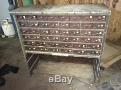 Vintage Apothecary Cabinet / Card Catalog