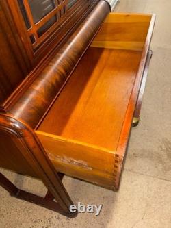 Vintage Art Deco Waterfall China Cabinet