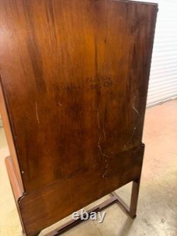 Vintage Art Deco Waterfall China Cabinet