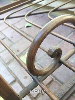 Vintage Bakers Rack Iron and Brass Paris France Art Nouveau