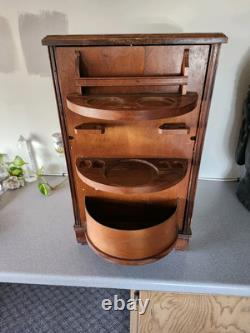 Vintage Bar Cabinet, prohibition cabinet, smoke/ Booze stand, hidden compartment