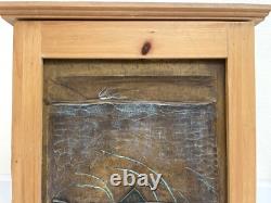 Vintage Big Sky Carvers Cabinet Trout River Fly Fishing Two Shelves 15x18x8