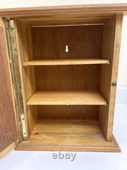 Vintage Big Sky Carvers Cabinet Trout River Fly Fishing Two Shelves 15x18x8