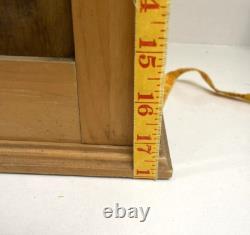 Vintage Big Sky Carvers Cabinet Trout River Fly Fishing Two Shelves 15x18x8