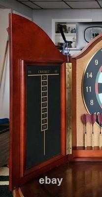 Vintage Bombay Company Dart Board Cabinet 22 3/4 X 22