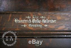 Vintage Brunswick Balke-Collender No. 50 Billiards Cue Cabinet