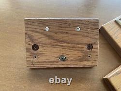 Vintage Card Catalog Library Cabinet Drawer Face With Brass Pull (57 Pieces)