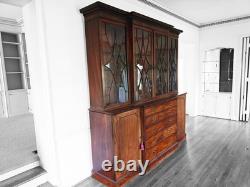 Vintage Custom Monumental Breakfront Cabinet Fb-6226a