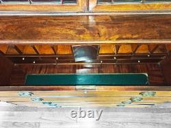 Vintage Custom Monumental Breakfront Cabinet Fb-6226a