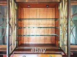 Vintage Custom Monumental Breakfront Cabinet Fb-6226a