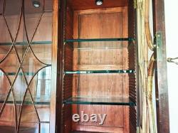 Vintage Custom Monumental Breakfront Cabinet Fb-6226a