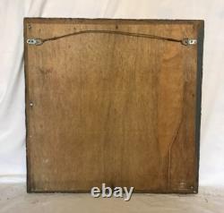 Vintage Decorative Salvaged Tin Ceiling 23 SQ. Silver Metal Mirror Old 789-25B