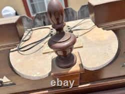 Vintage Dining Room Wooden Cabinet For Dishes, Wines, Alcohol, Frames, Trophies