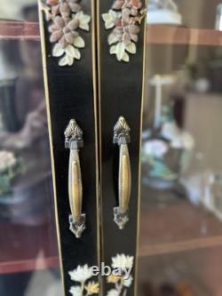 Vintage Display Cabinet With Decorated With Faux Stones