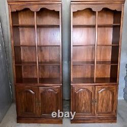 Vintage Drexel Heritage Bookshelf Set Of 2