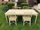 Vintage Drexel Kensington Faux Bamboo Buffet Only. Table And Chairs 1600.00