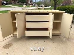 Vintage Drexel Kensington faux bamboo Buffet Only. Table And Chairs 1600.00