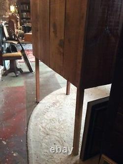 Vintage Early 1900's Primitive Farm Built Heart Pine Food Cupboard Cabinet