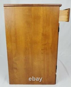Vintage Ethan Allen Cabinet Storage Sideboard Maple Birch Nutmeg Shutter Doors