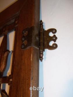 Vintage Faux Iron Gate Grape Clusters Wine Cabinet Door Only Wall Art Salvage