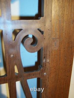 Vintage Faux Iron Gate Grape Clusters Wine Cabinet Door Only Wall Art Salvage