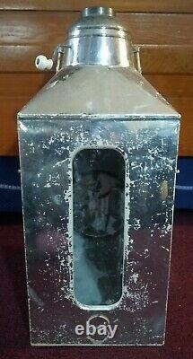 Vintage Flour Sifter Bin Glass Window Antique McDougall Hoosier Sellers Cabinet