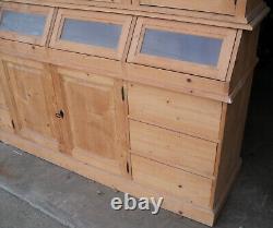 Vintage French Country Store Cupboard Cabinet