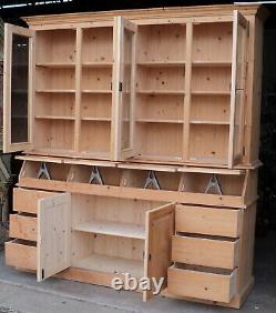 Vintage French Country Store Cupboard Cabinet