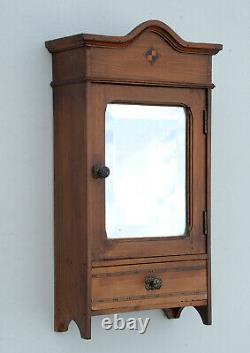 Vintage French Medicine Apothecary Bathroom Kitchen Wall Cabinet Shabby Chic