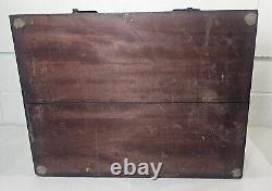 Vintage GLOBE WERNICKE Oak 2 Drawer Index Card File Cabinet