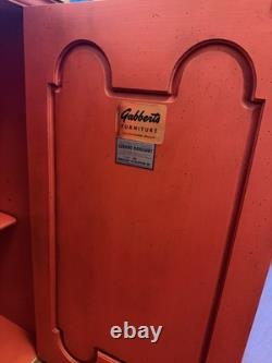 Vintage Gabberts Orange And Gold Cupboard Circa 1960s Made In USA