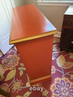 Vintage Gabberts Orange And Gold Cupboard Circa 1960s Made In USA