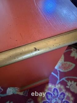 Vintage Gabberts Orange And Gold Cupboard Circa 1960s Made In USA