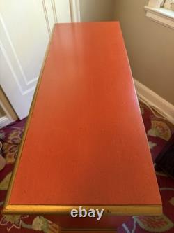 Vintage Gabberts Orange And Gold Cupboard Circa 1960s Made In USA