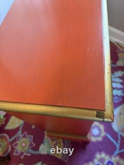 Vintage Gabberts Orange And Gold Cupboard Circa 1960s Made In USA