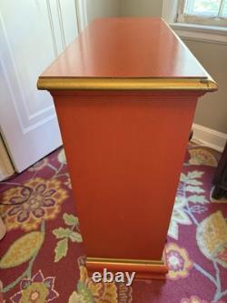 Vintage Gabberts Orange And Gold Cupboard Circa 1960s Made In USA