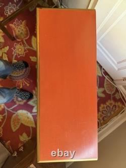 Vintage Gabberts Orange And Gold Cupboard Circa 1960s Made In USA
