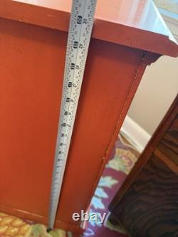 Vintage Gabberts Orange And Gold Cupboard Circa 1960s Made In USA