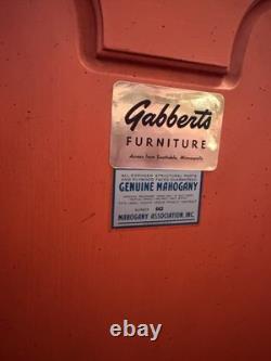 Vintage Gabberts Orange And Gold Cupboard Circa 1960s Made In USA